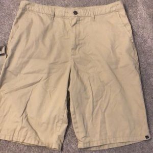 Men’s Quiksilver khaki chino shorts
